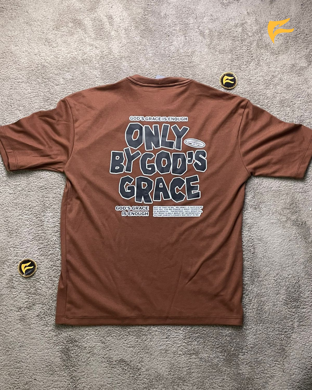 OVERSIZED - ONLY BY GOD'S GRACE